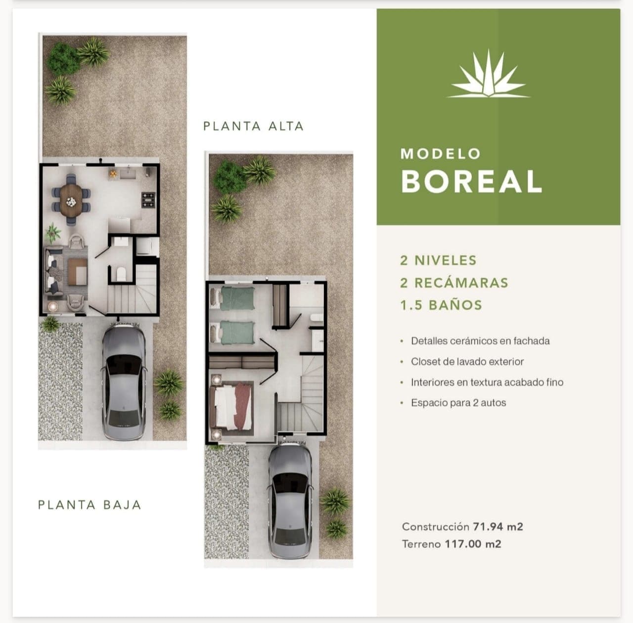 Plano de Modelo BOREAL desde $1.995M